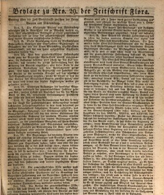 Flora (Baierische National-Zeitung) Sonntag 10. Februar 1828