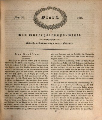 Flora (Baierische National-Zeitung) Donnerstag 21. Februar 1828