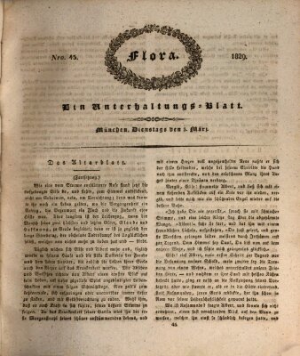 Flora (Baierische National-Zeitung) Dienstag 3. März 1829