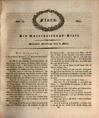 Flora (Baierische National-Zeitung) Sonntag 22. März 1829