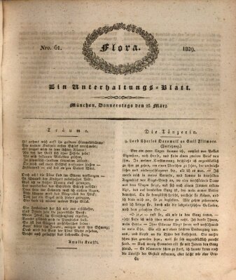 Flora (Baierische National-Zeitung) Donnerstag 26. März 1829