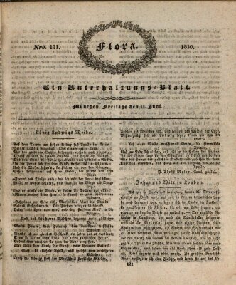 Flora (Baierische National-Zeitung) Freitag 18. Juni 1830