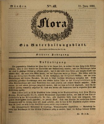 Flora (Baierische National-Zeitung) Sonntag 12. Juni 1831