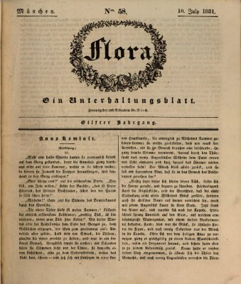 Flora (Baierische National-Zeitung) Sonntag 10. Juli 1831