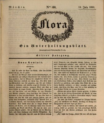 Flora (Baierische National-Zeitung) Donnerstag 14. Juli 1831