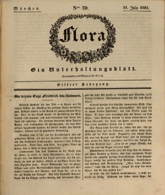Flora (Baierische National-Zeitung) Sonntag 31. Juli 1831