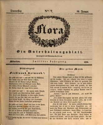 Flora (Baierische National-Zeitung) Donnerstag 12. Januar 1832