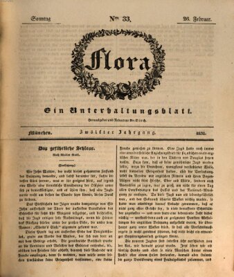 Flora (Baierische National-Zeitung) Sonntag 26. Februar 1832