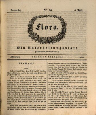 Flora (Baierische National-Zeitung) Donnerstag 5. April 1832