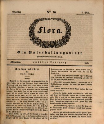 Flora (Baierische National-Zeitung) Dienstag 1. Mai 1832