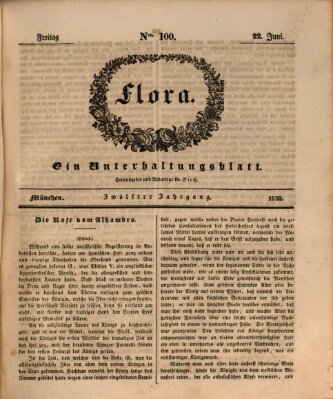 Flora (Baierische National-Zeitung) Freitag 22. Juni 1832