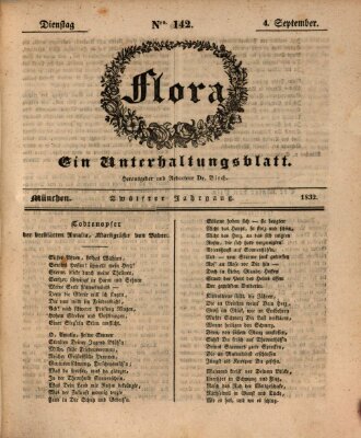 Flora (Baierische National-Zeitung) Dienstag 4. September 1832