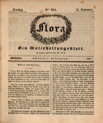 Flora (Baierische National-Zeitung) Dienstag 25. September 1832