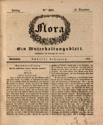 Flora (Baierische National-Zeitung) Freitag 21. Dezember 1832