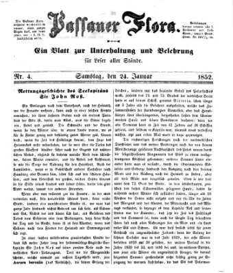 Passauer Flora Samstag 24. Januar 1852