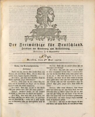 Der Freimüthige für Deutschland Dienstag 9. Mai 1820
