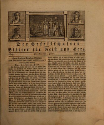 Der Gesellschafter oder Blätter für Geist und Herz Samstag 2. Januar 1819