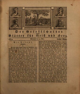 Der Gesellschafter oder Blätter für Geist und Herz Mittwoch 19. Mai 1819