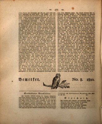 Der Gesellschafter oder Blätter für Geist und Herz Mittwoch 15. Mai 1822