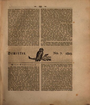 Der Gesellschafter oder Blätter für Geist und Herz Mittwoch 12. März 1823