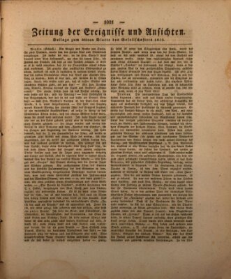 Der Gesellschafter oder Blätter für Geist und Herz Montag 19. Dezember 1825