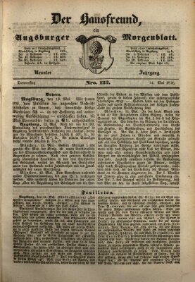 Der Hausfreund Donnerstag 14. Mai 1846