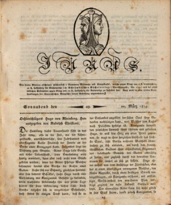 Janus Samstag 20. März 1819