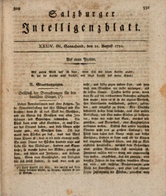 Salzburger Intelligenzblatt