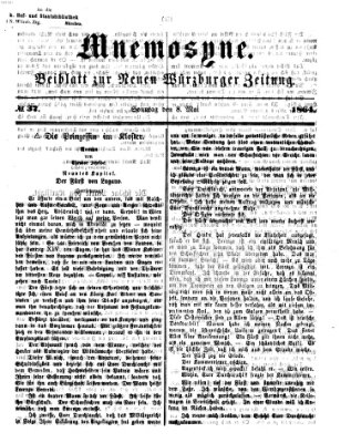 Mnemosyne (Neue Würzburger Zeitung) Sonntag 8. Mai 1864