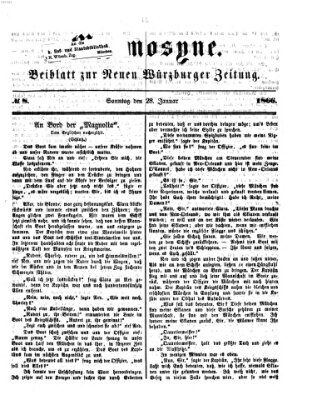 Mnemosyne (Neue Würzburger Zeitung) Sonntag 28. Januar 1866
