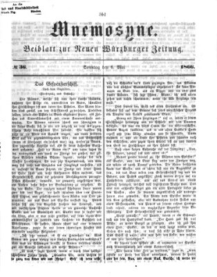 Mnemosyne (Neue Würzburger Zeitung) Sonntag 6. Mai 1866