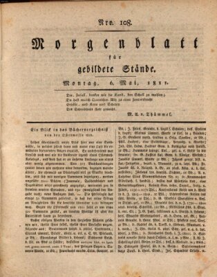 Morgenblatt für gebildete Stände Montag 6. Mai 1811