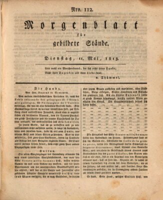 Morgenblatt für gebildete Stände Dienstag 11. Mai 1813