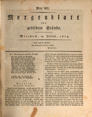 Morgenblatt für gebildete Stände Mittwoch 14. Juli 1813