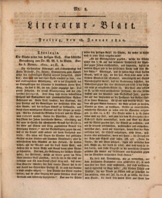 Morgenblatt für gebildete Stände Freitag 28. Januar 1820