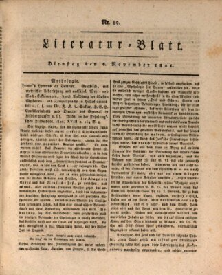 Morgenblatt für gebildete Stände Dienstag 6. November 1821