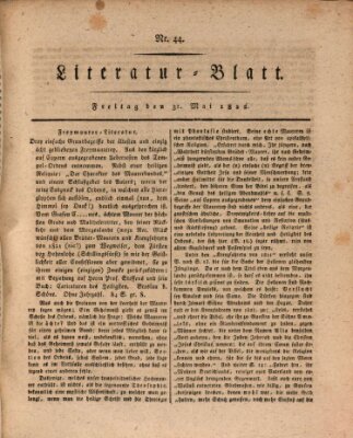 Morgenblatt für gebildete Stände Freitag 31. Mai 1822
