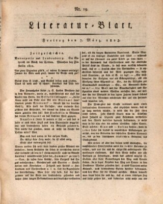 Morgenblatt für gebildete Stände Freitag 7. März 1823