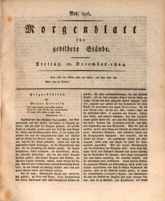 Morgenblatt für gebildete Stände Freitag 10. Dezember 1824