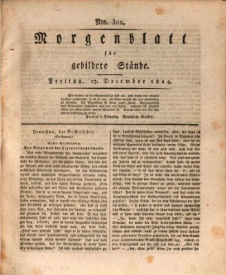 Morgenblatt für gebildete Stände Freitag 17. Dezember 1824