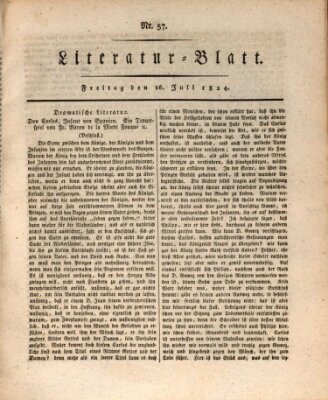 Morgenblatt für gebildete Stände Freitag 16. Juli 1824
