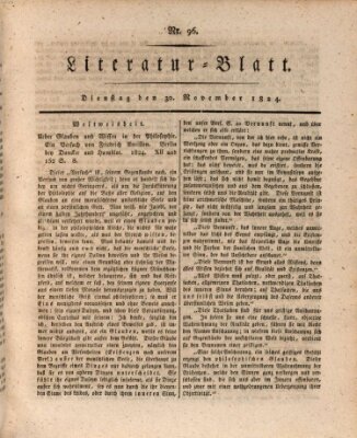 Morgenblatt für gebildete Stände Dienstag 30. November 1824