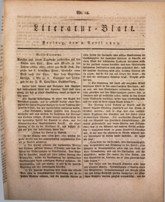 Morgenblatt für gebildete Stände Freitag 8. April 1825