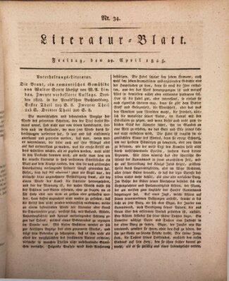 Morgenblatt für gebildete Stände Freitag 29. April 1825
