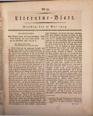 Morgenblatt für gebildete Stände Dienstag 17. Mai 1825