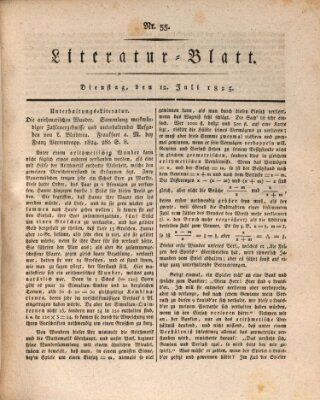Morgenblatt für gebildete Stände Dienstag 12. Juli 1825