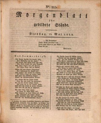 Morgenblatt für gebildete Stände Dienstag 13. Mai 1828