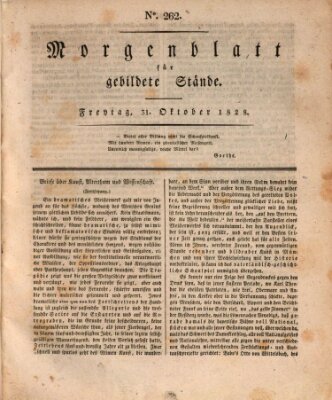 Morgenblatt für gebildete Stände Freitag 31. Oktober 1828