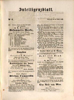 Morgenblatt für gebildete Leser (Morgenblatt für gebildete Stände) Mittwoch 22. März 1848