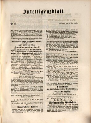 Morgenblatt für gebildete Leser (Morgenblatt für gebildete Stände) Mittwoch 3. Mai 1848
